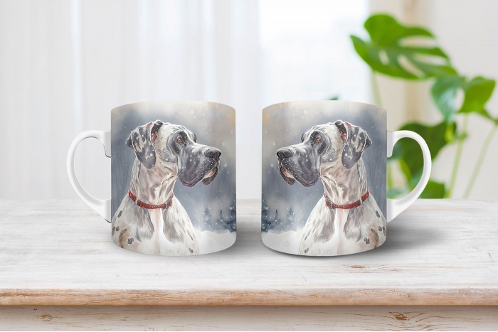 német dog mintás bögre 2