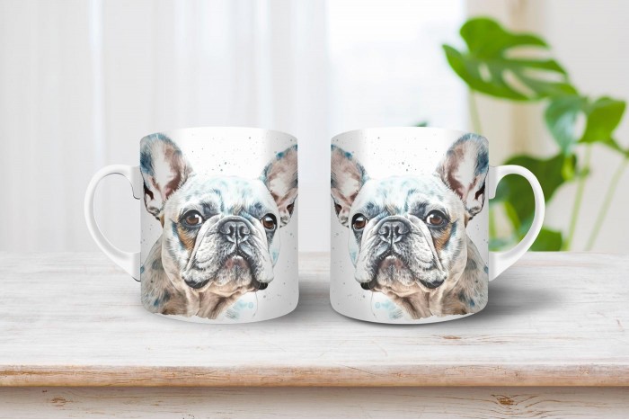 francia bulldog mintás bögre 2