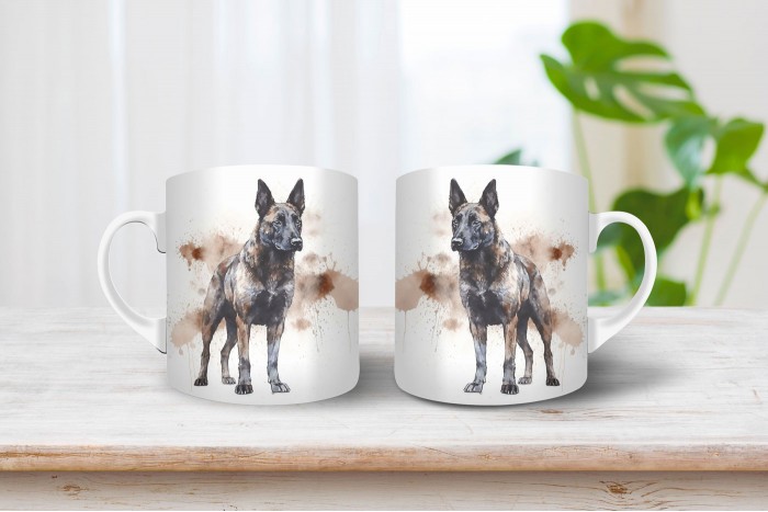 holland juhászkutya mintás bögre 2