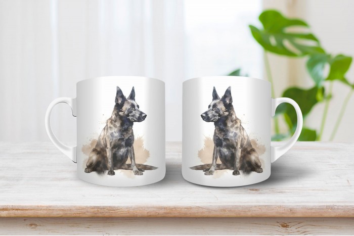 holland juhászkutya mintás bögre 2