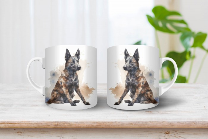 holland juhászkutya mintás bögre 2