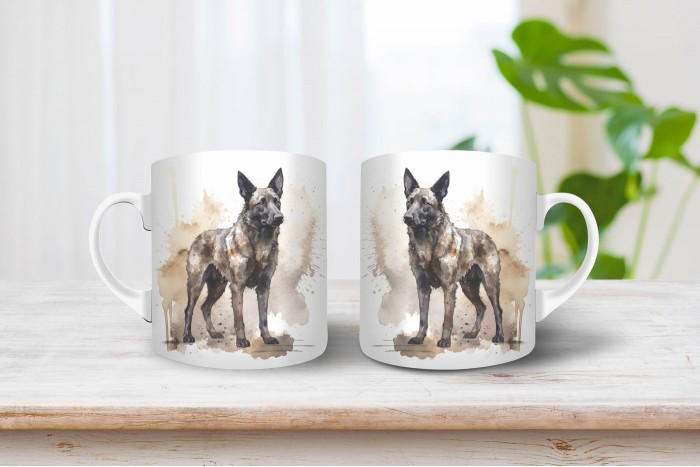 holland juhászkutya mintás bögre 2