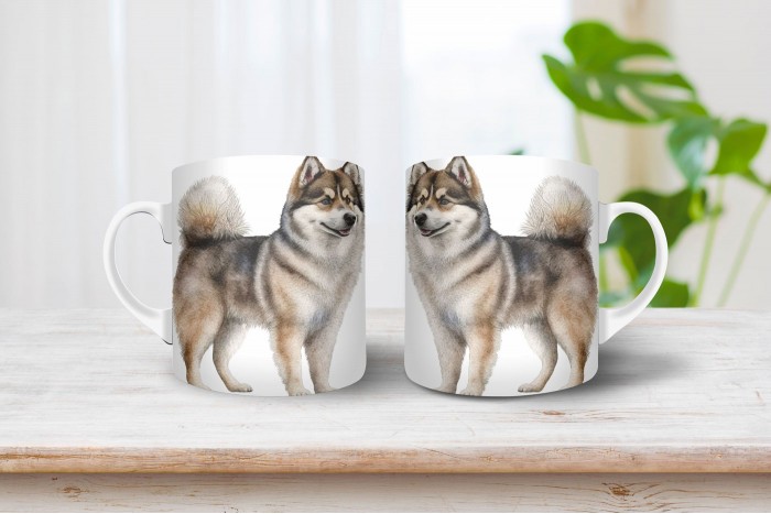 husky mintás bögre 2