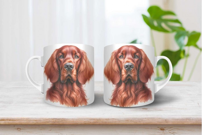 ír szetter mintás bögre 2