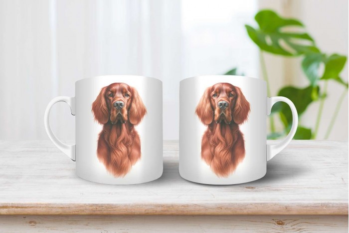 ír szetter mintás bögre 2