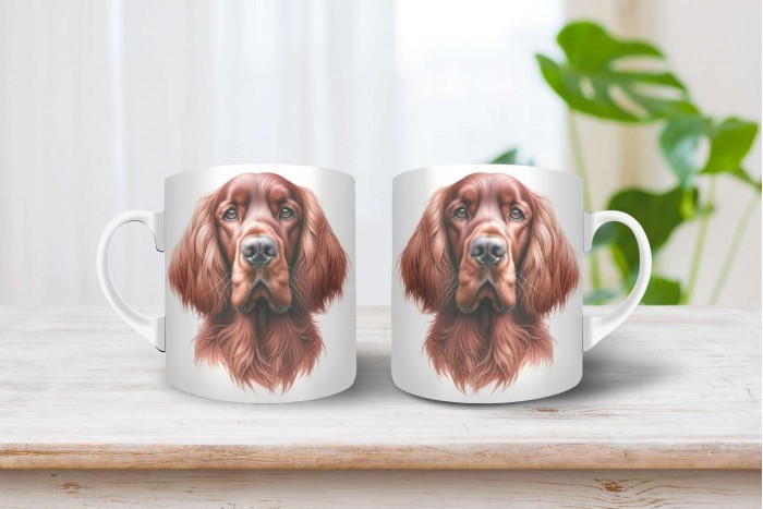 ír szetter mintás bögre 2