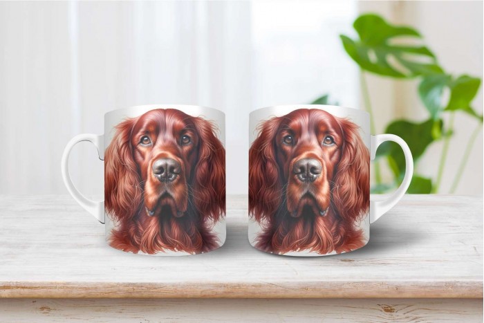 ír szetter mintás bögre 2