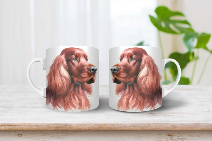 ír szetter mintás bögre 2