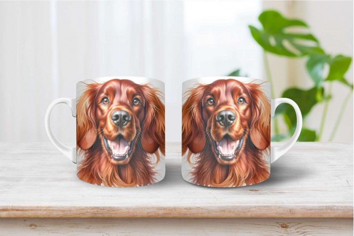 ír szetter mintás bögre 2