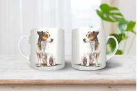 jack russel terrier mintás bögre 7