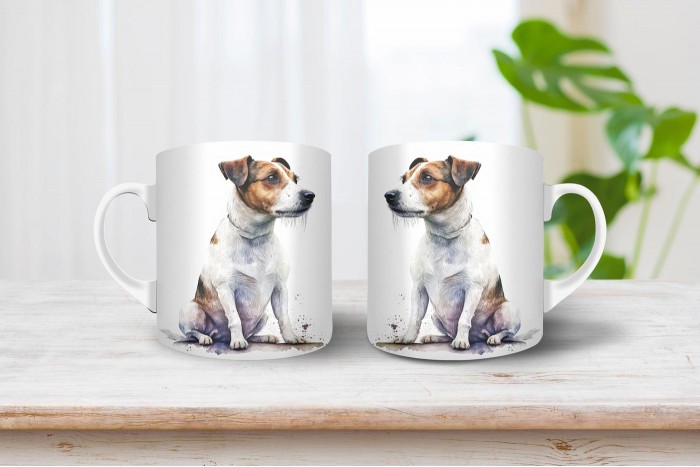 jack russel terrier mintás bögre 2