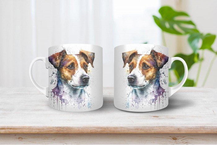 jack russel terrier mintás bögre 2