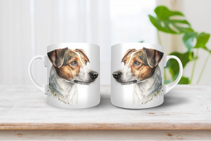 jack russel terrier mintás bögre 2