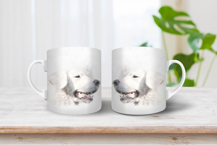 kuvasz mintás mintás bögre 2