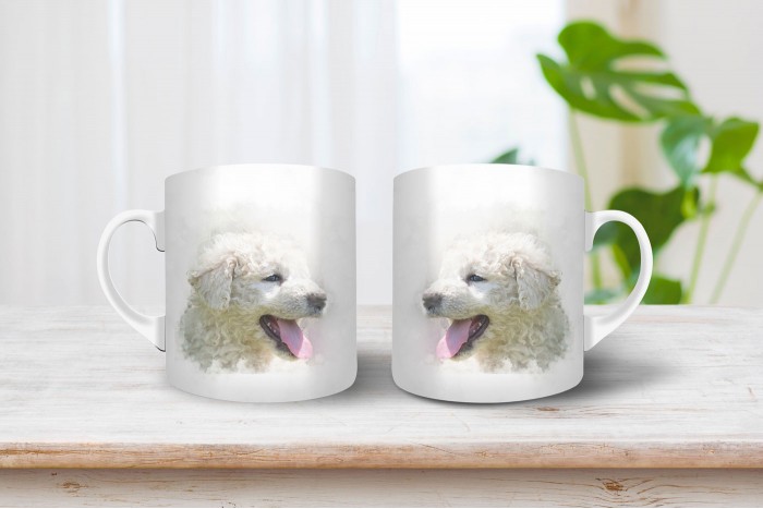 kuvasz mintás mintás bögre 2