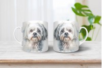 máltai selyemkutya mintás bögre 3