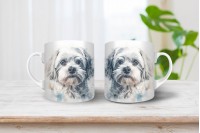 máltai selyemkutya mintás bögre 8