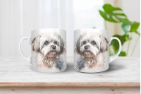 máltai selyemkutya mintás bögre 10