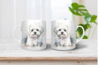 máltai selyemkutya mintás bögre 13