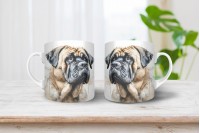 mastiff mintás bögre 13