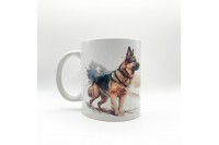 németjuhász mintás bögre 3