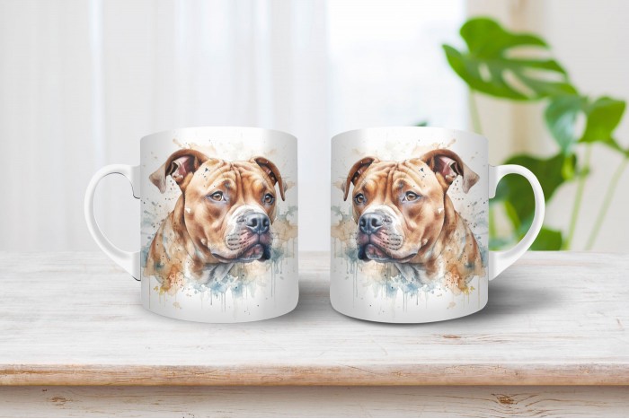 pitbull terrier mintás bögre 2