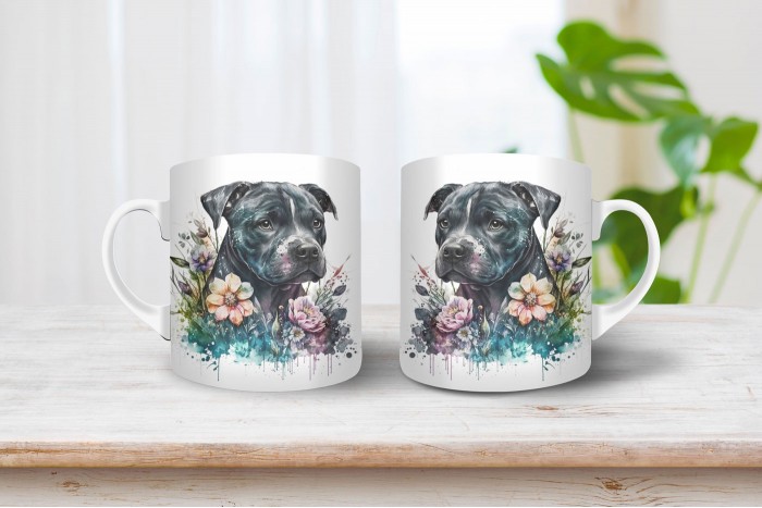 pitbull terrier mintás bögre 2