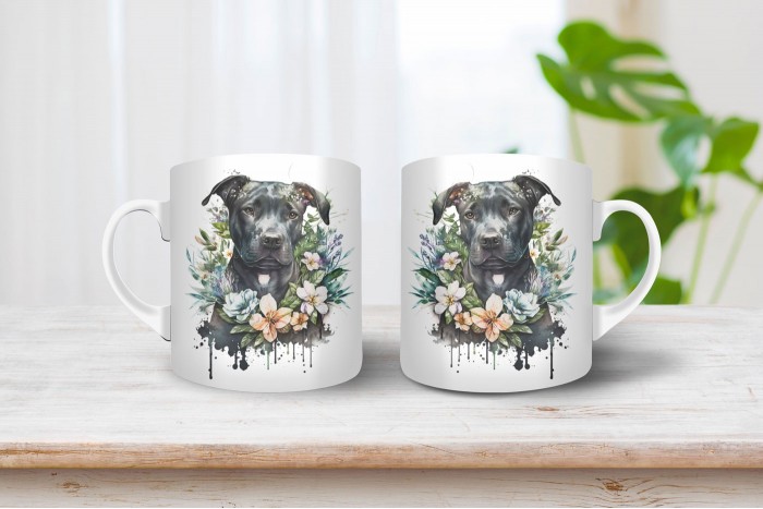 pitbull terrier mintás bögre 2