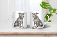 pitbull terrier mintás bögre 17