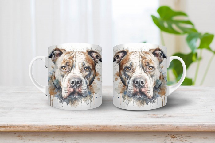 pitbull terrier mintás bögre 2