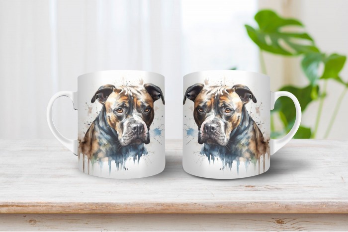 pitbull terrier mintás bögre 2