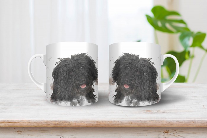 puli mintás bögre 2