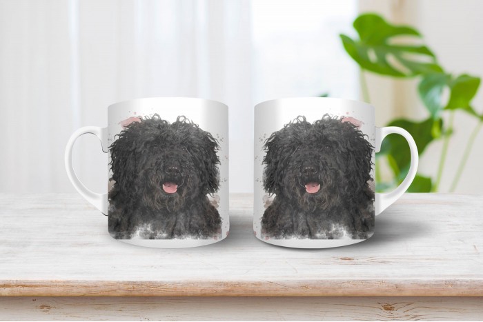 puli mintás bögre 2