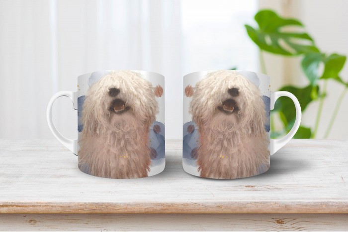 puli mintás bögre 2