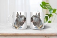 schnauzer mintás párna 16