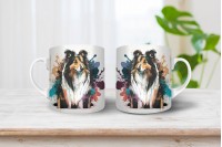 skót juhászkutya mintás bögre 5