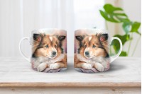 skót juhászkutya mintás bögre 8