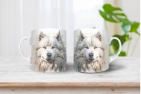 szamojéd mintás bögre 11