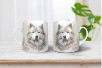 szamojéd mintás bögre 12