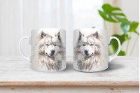 szamojéd mintás bögre 7