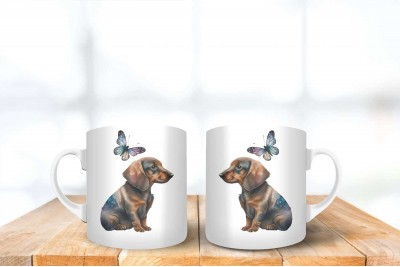 Tacskó mintás bögre