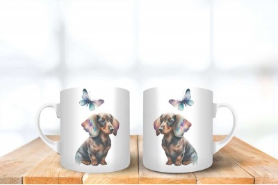 Tacskó mintás bögre