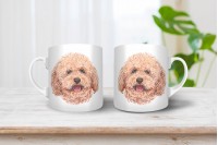 uszkár mintás párna 13