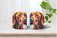 vizsla mintás bögre 11