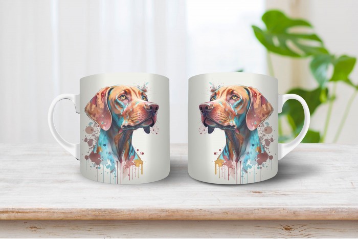 vizsla mintás bögre 2