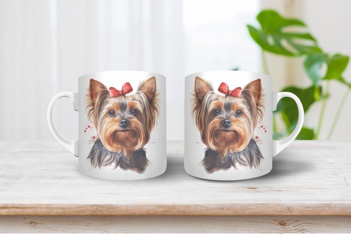 yorkshire terrier mintás bögre 2