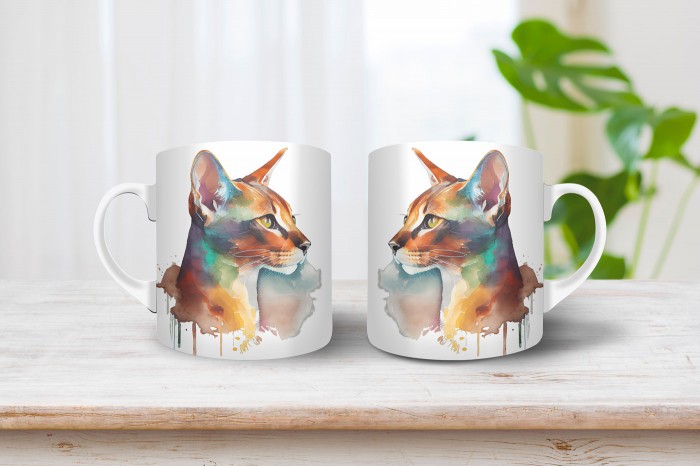 abesszin macska mintás bögre 2