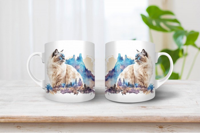 burma macskás bögre 2