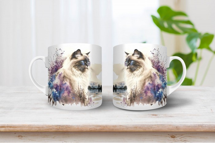 burma macskás bögre 2