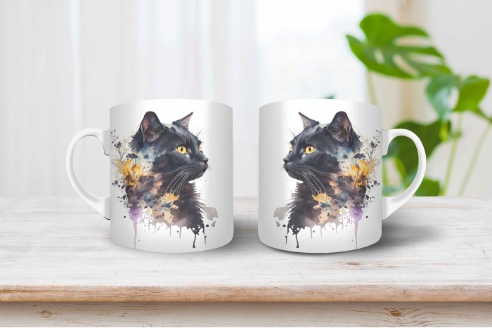 fekete macskás bögre 2